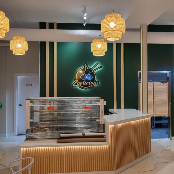 Commercial general contractor mid-build on a GTA restaurant fit-out